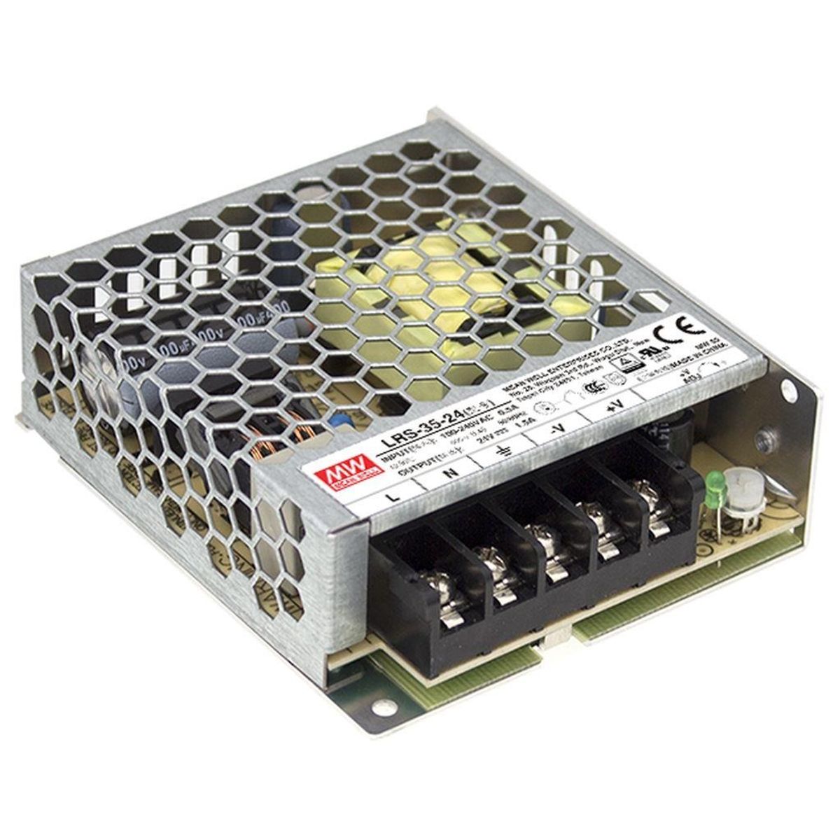 MCI - Fuente de Poder 12VDC 36W 3A Panel - Mean Well LRS-35-12