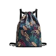 SOLEIO - Mochila Bolso Plegable 2 en 1 Hojas
