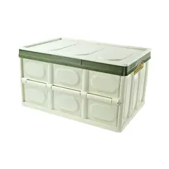 SOLEIO - Caja Organizadora Plegable Portátil 30 Litros Verde