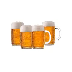 OEM - Set de 4 Jarras Cerveceras 480cc Vikings