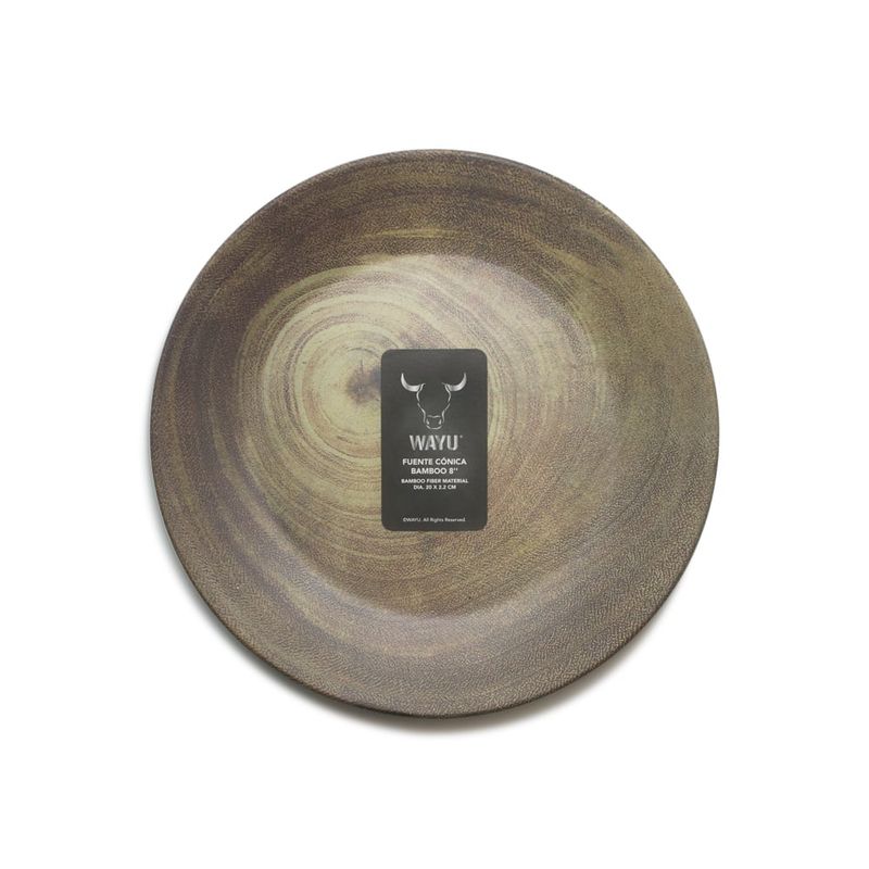 WAYU - Plato Wayu Bamboo Mediano 8''