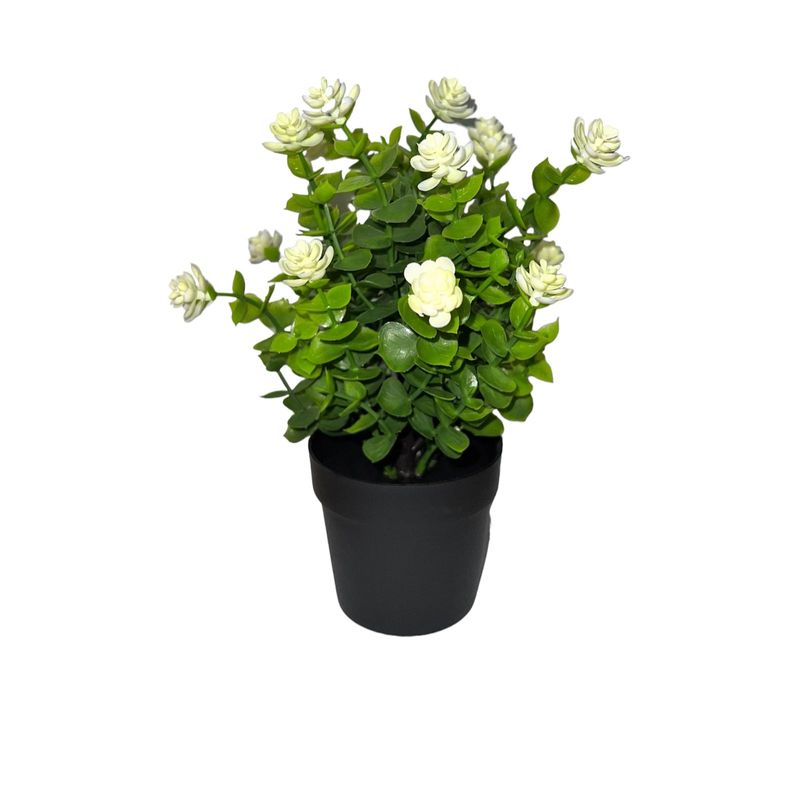 GENERICO - Macetero Planta Artificial Flores Maceta Decorativa 24x9cm