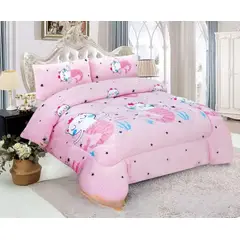 GENERICO - COBERTOR CUBRECAMA PLUMÓN PLUSH CHIPORRO INVIERNO 1.5 PLAZAS NIÑA