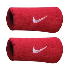 NIKE - Muñequera Premier Larga Roja X2 Tenis Padel