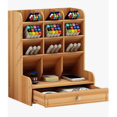 Imagen 2 del producto Organizador De Escritorio Para Lápices Plumones Madera