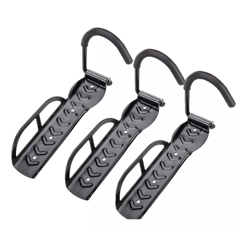 GENERICO - X3 Soporte Bicicleta De Pared  Porta Bici Colgador Gancho
