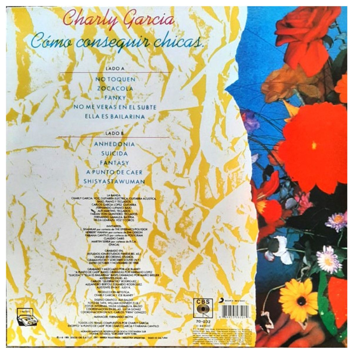 HITWAY MUSIC - CHARLY GARCIA - COMO CONSEGUIR CHICAS - VINILO HITWAY MUSIC