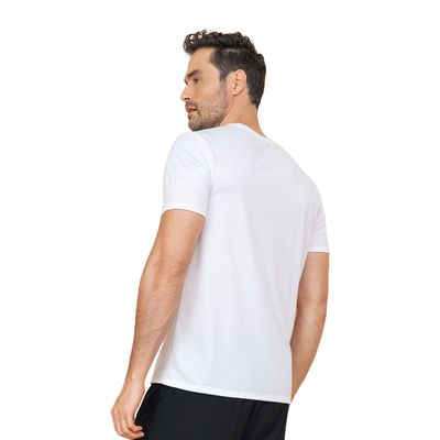 Imagen 2 del producto Camiseta deportiva masculina semiajustada de secado rápido 508007 Blanco