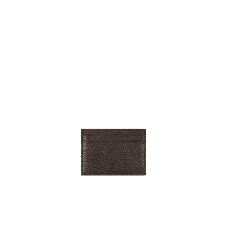 SCALPERS - Tarjetero Piel Grabado Contraste Dark Brown