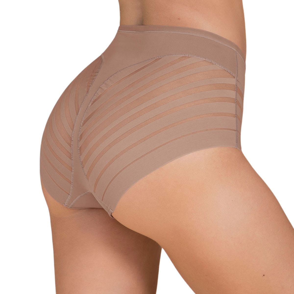 LEONISA - Leonisa Calzón faja de control suave tiro alto 012903 Café