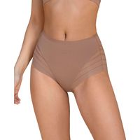 Calzón faja de control suave tiro alto 012903 Café