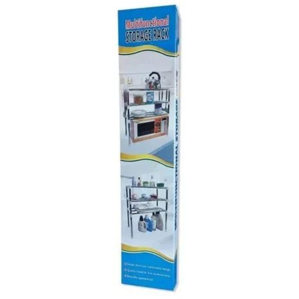 GENERICO - Estantería Metálica De Cocina Con Diseño Moderno Y Múltiples2