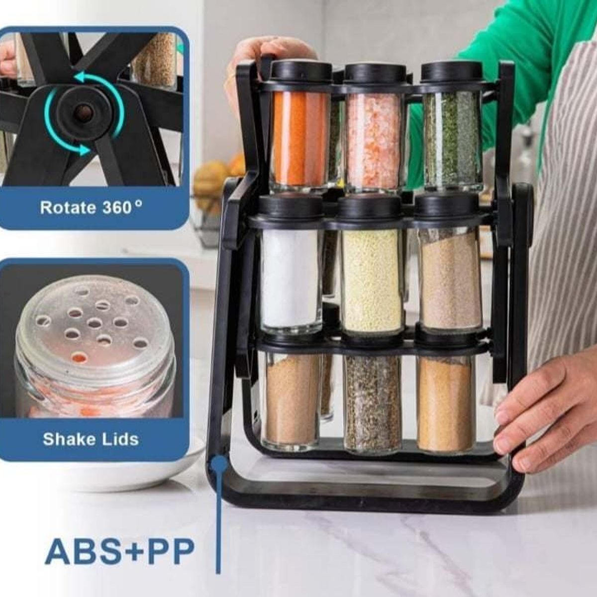 GENERICO - PORTA ESPECIERO GIRATORIO 360°