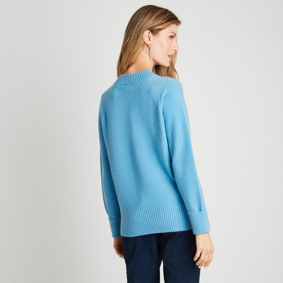 LORENZO DI PONTTI - Sweater Con Aplicación De Tachas Celeste LORENZO DI PONTTI