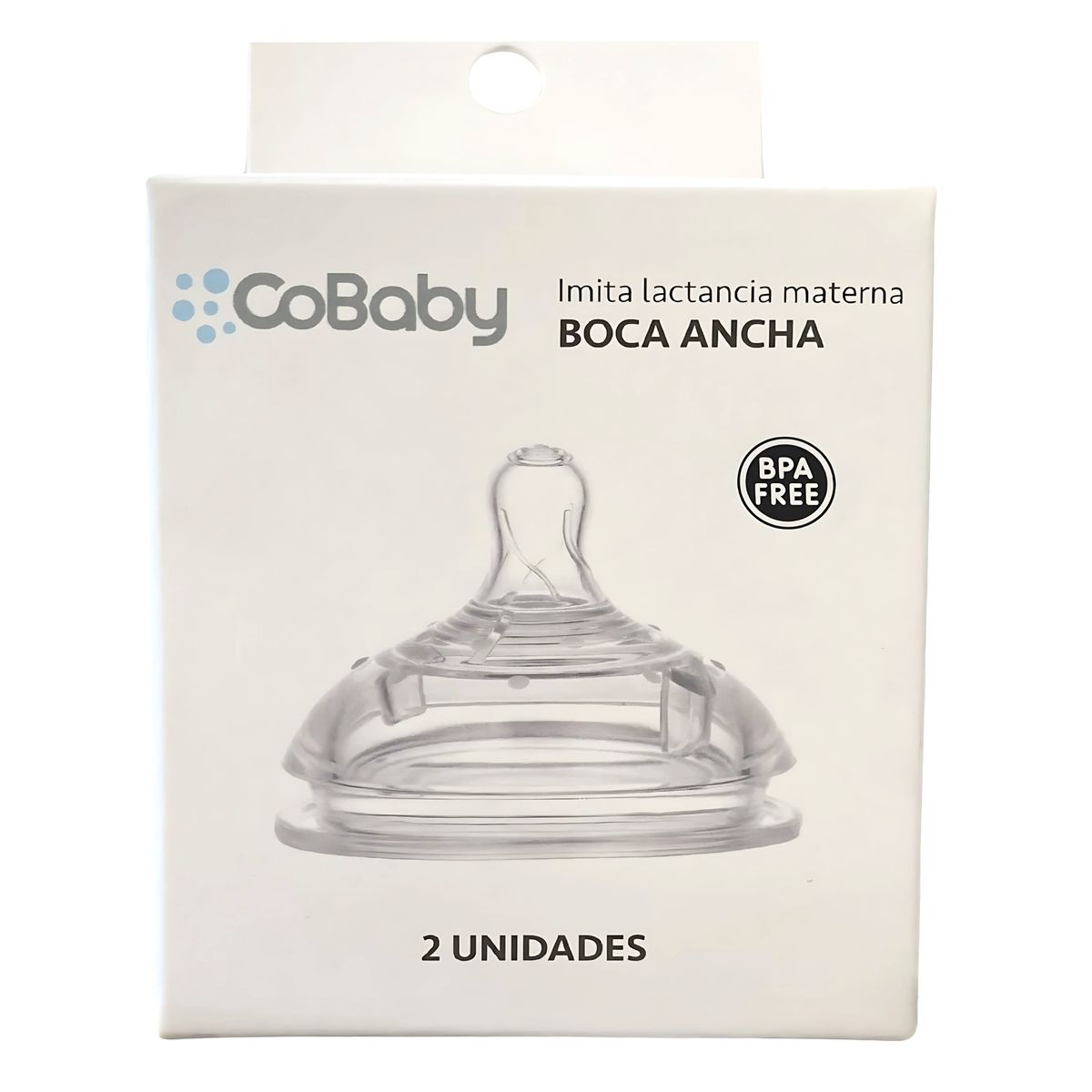 COBABY - PACK 2 CHUPETE REPUESTO COBABY FLUJO LENTO S