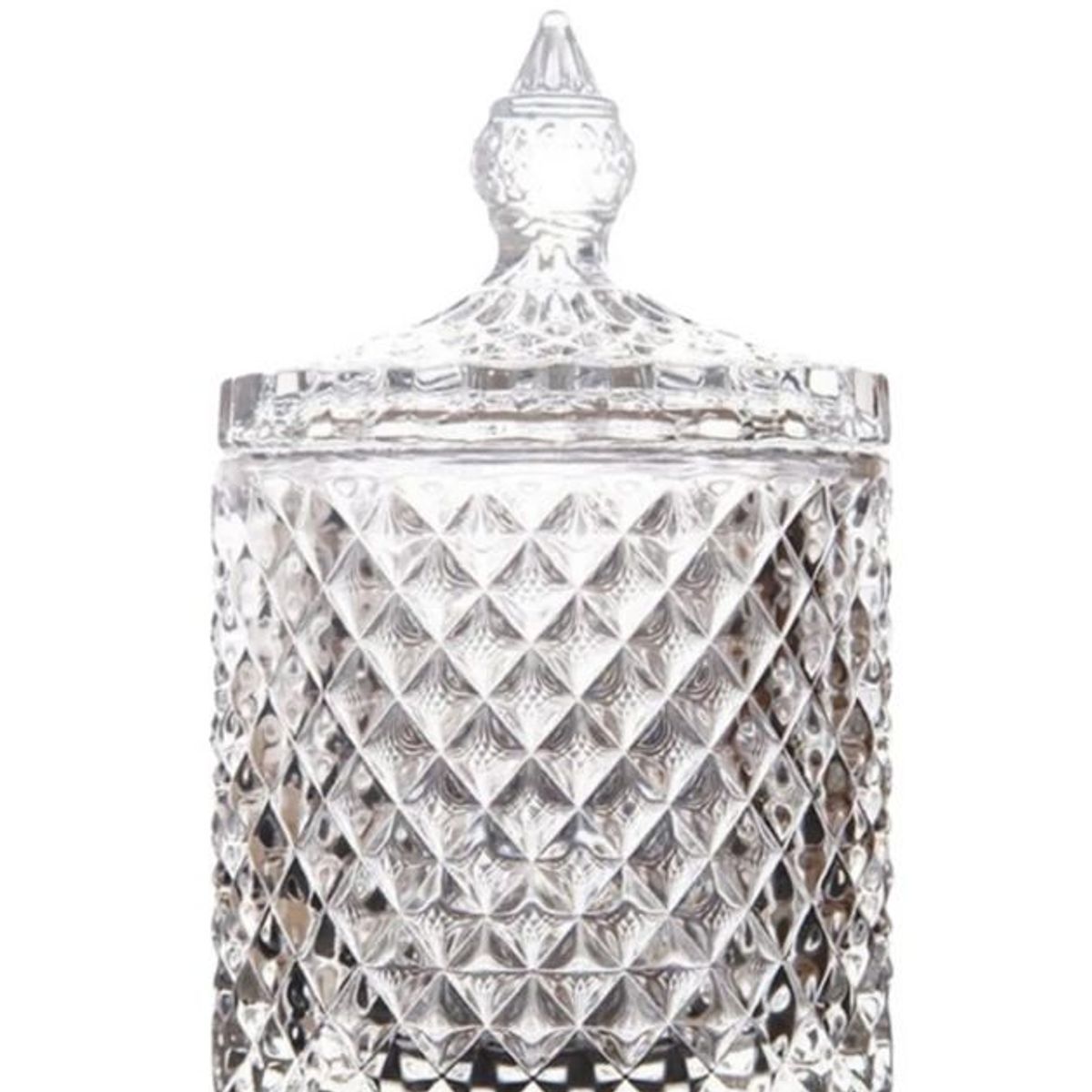 GENERICO - Bombonera Azucarero Caramelera Decoracion De Vidrio Cristal