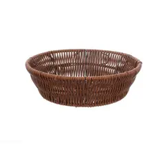 GENERICO - Bandeja Cesta De Ratan Cesta Tejida Alimentos 25x75cm