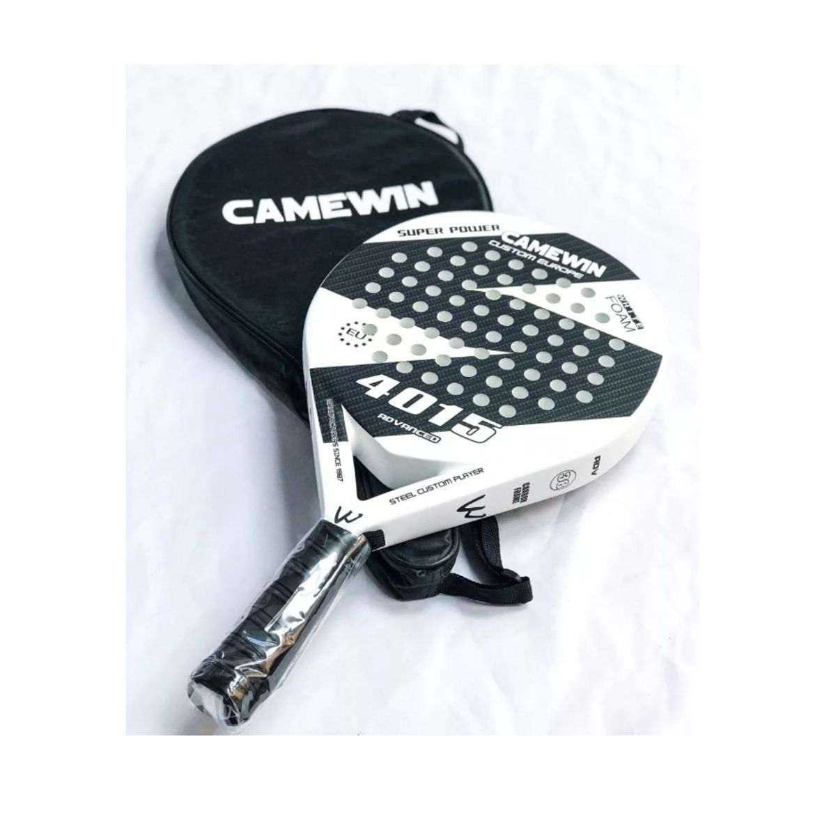 GENERICO - Paleta Padel Carbon 38mm Con Bolso