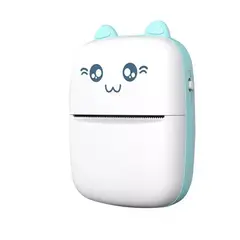 GENERICO - Mini Impresora Térmica Portátil Bluetooth Gatito