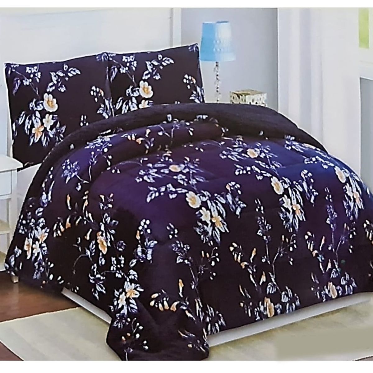 GENERICO - PLUMON PLUSH CON CHIPORRO AZUL FLOR 2 PLAZA TF