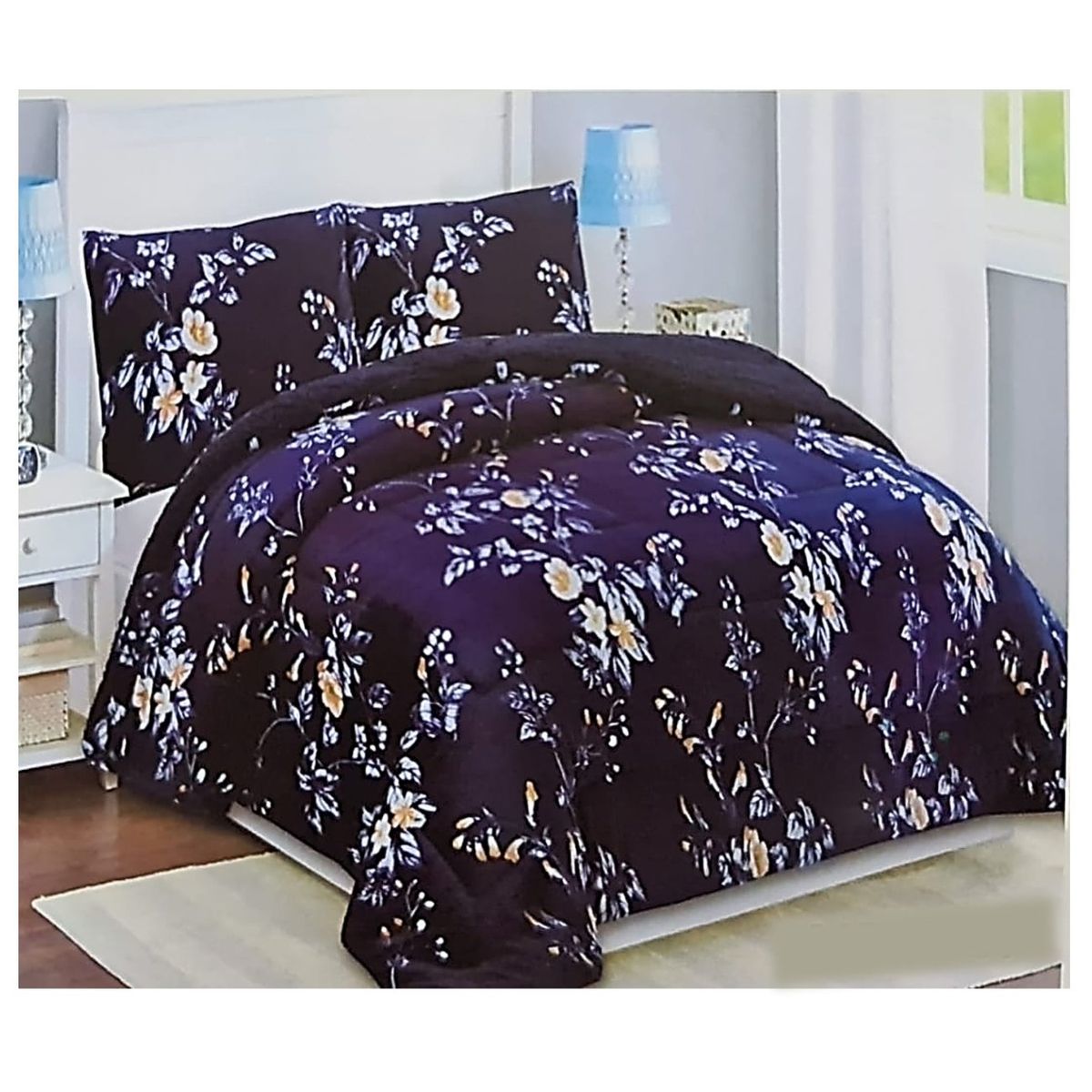 GENERICO - PLUMON PLUSH CON CHIPORRO AZUL FLOR 2 PLAZA TF