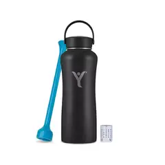 Dyln - BotellaTérmica 40oz 1182ml Negro-Con filtro para Agua