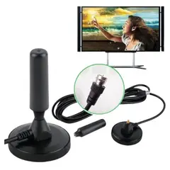 GENERAC - Antena HD de Televisión Abierta InteriorExterior Entrada Coaxial