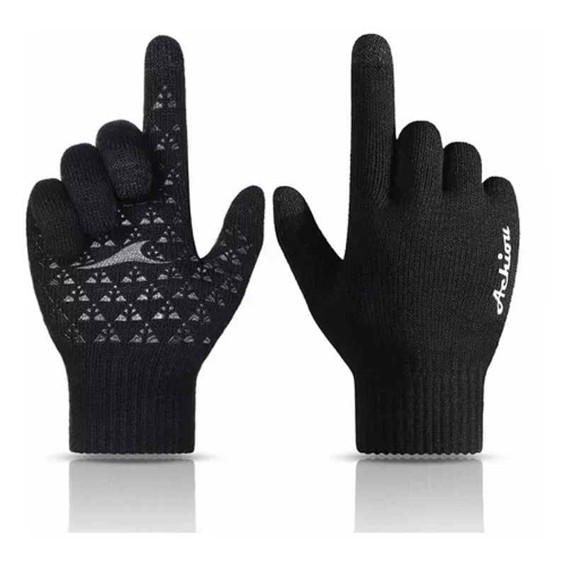 EVERSO - Guantes Touch Pantalla Táctil Antideslizante Térmicos.