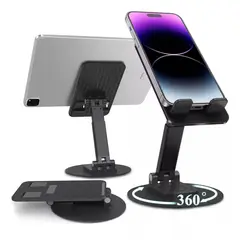 GENERICO - Soporte para celulares smartphone 360 aluminio