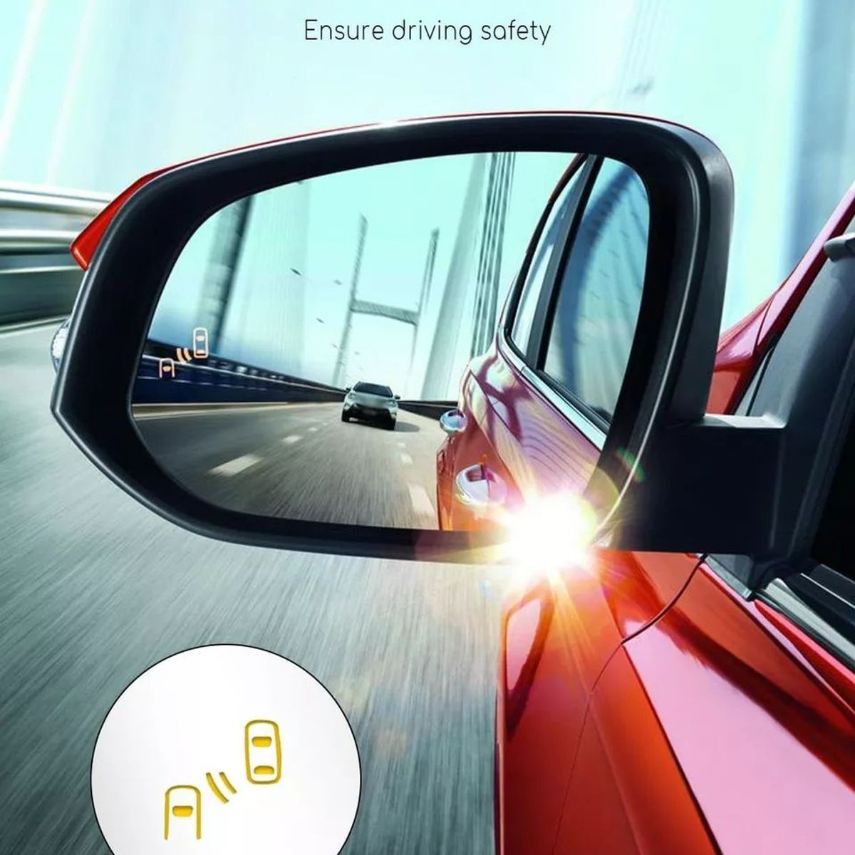 KUANGYE - Luneta Espejo Retrovisor Toyota Rav4 Año 2012 En Adelnate