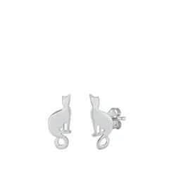 ROKASS JOYAS - PENDIENTES TIERNO GATITO