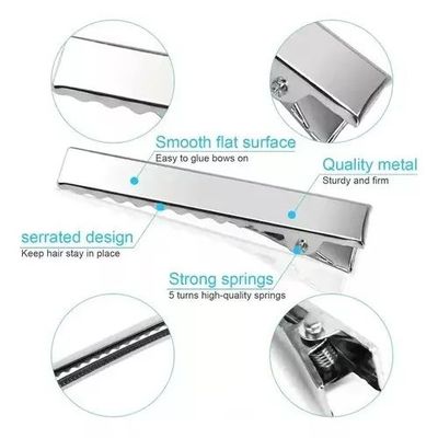 Imagen 2 del producto Pinzas Para Pelo 100 Unidades 4.6cm