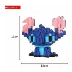 TEEMY - Mini Bloques Stich Figura 3d Armable