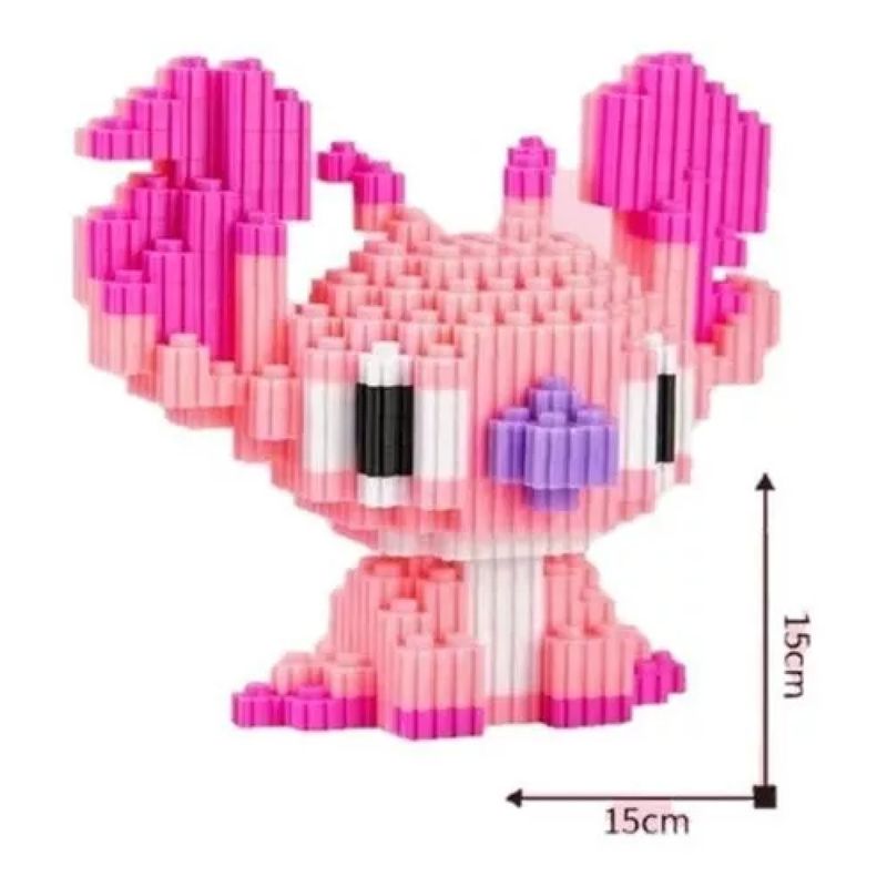 TEEMY - Mini Bloques Stitch Niña Angel Figura 3d Ar