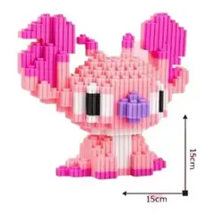 TEEMY - Mini Bloques Stitch Niña Angel Figura 3d Ar