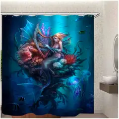 GENERICO - Cortina De Baño Genero Impermeable 180 cm