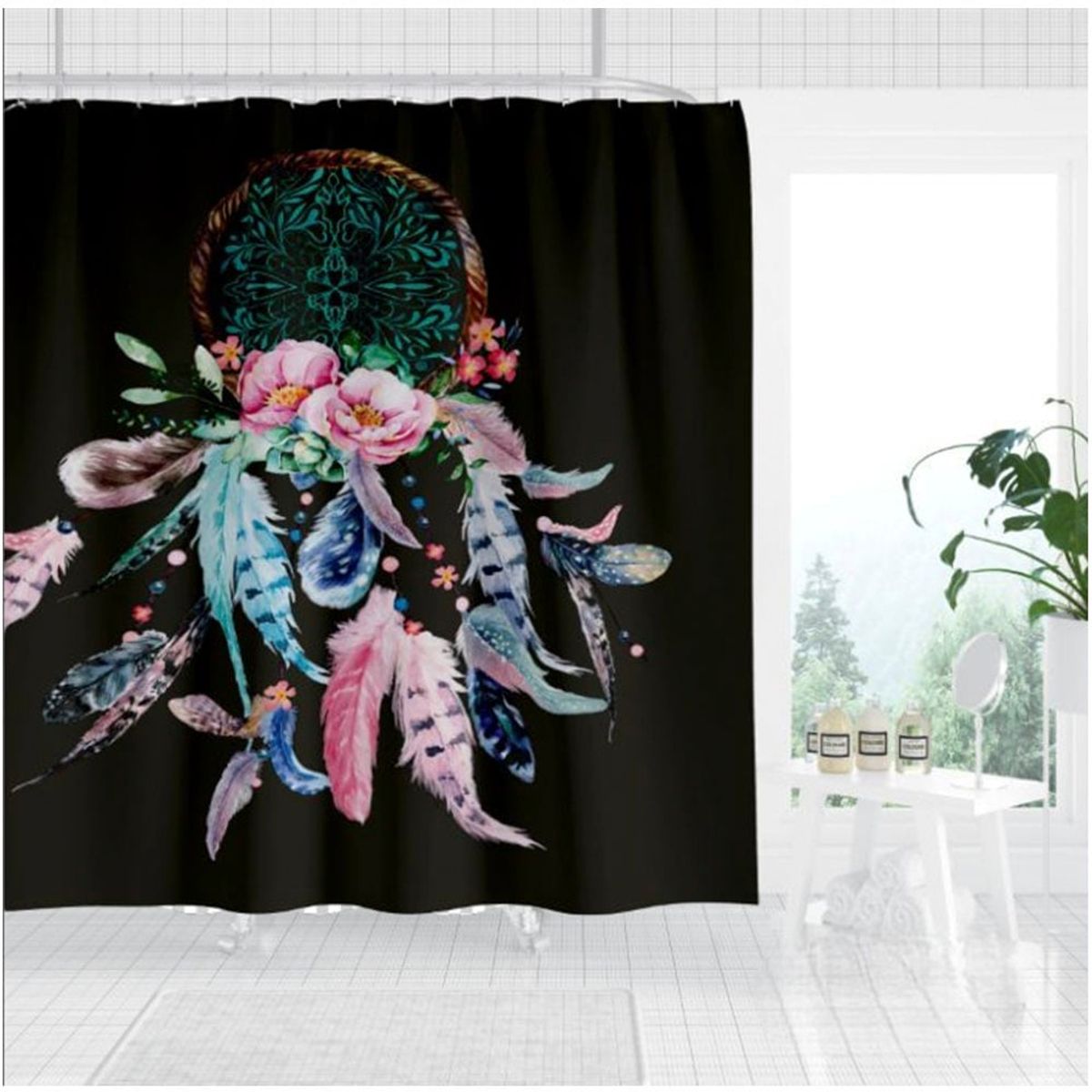 GENERICO - Cortina De Baño Genero Impermeable 180 cm