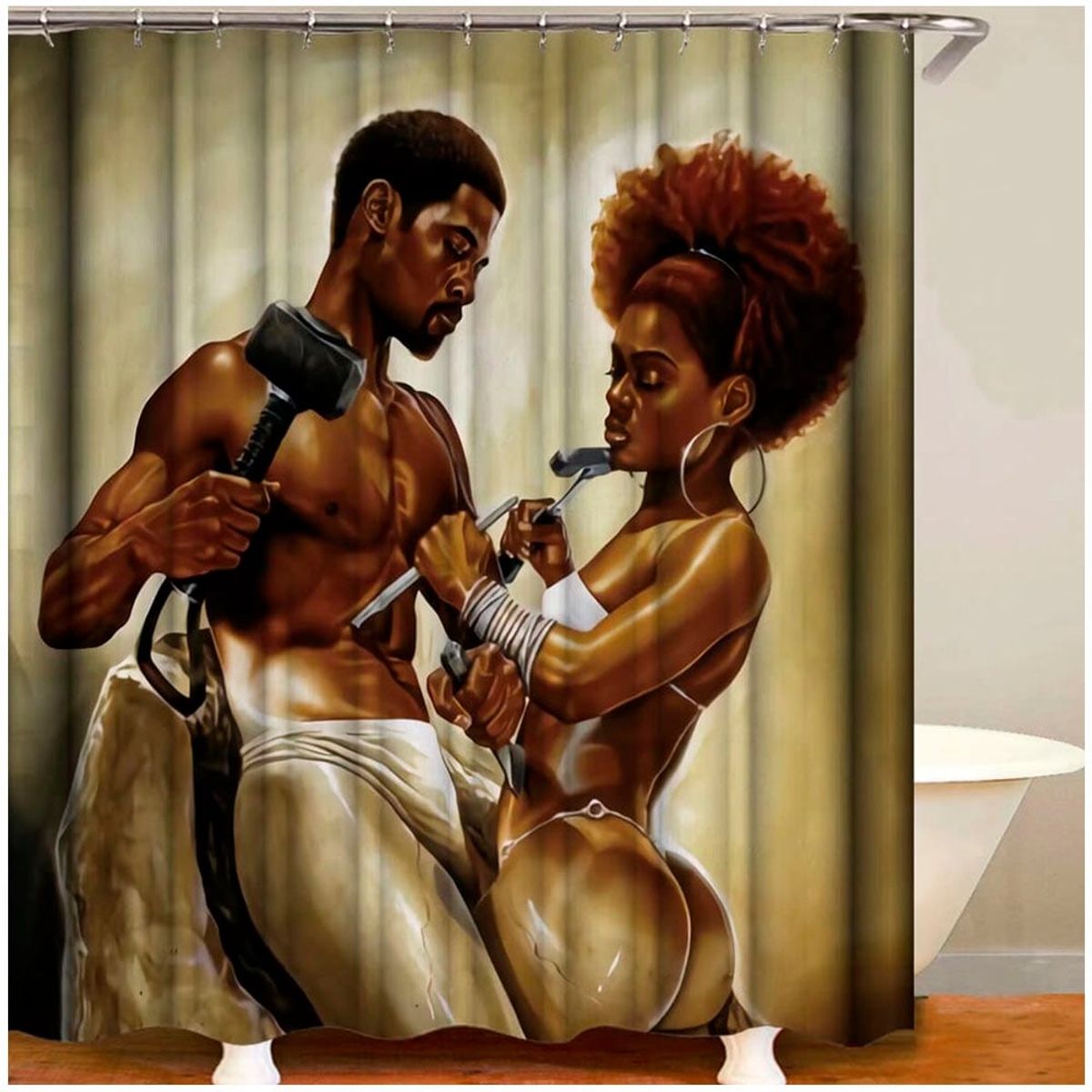 GENERICO - Cortina De Baño Genero Impermeable 180 cm