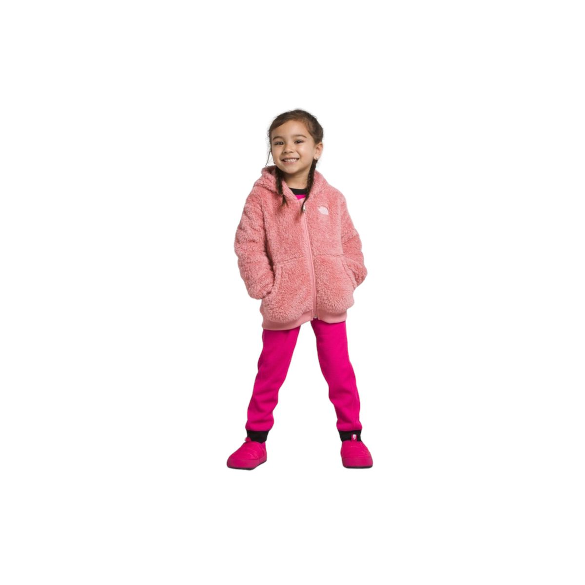 THE NORTH FACE - Polar Suave Oso Full-Zip Hoodie Rosa THE NORTH FACE