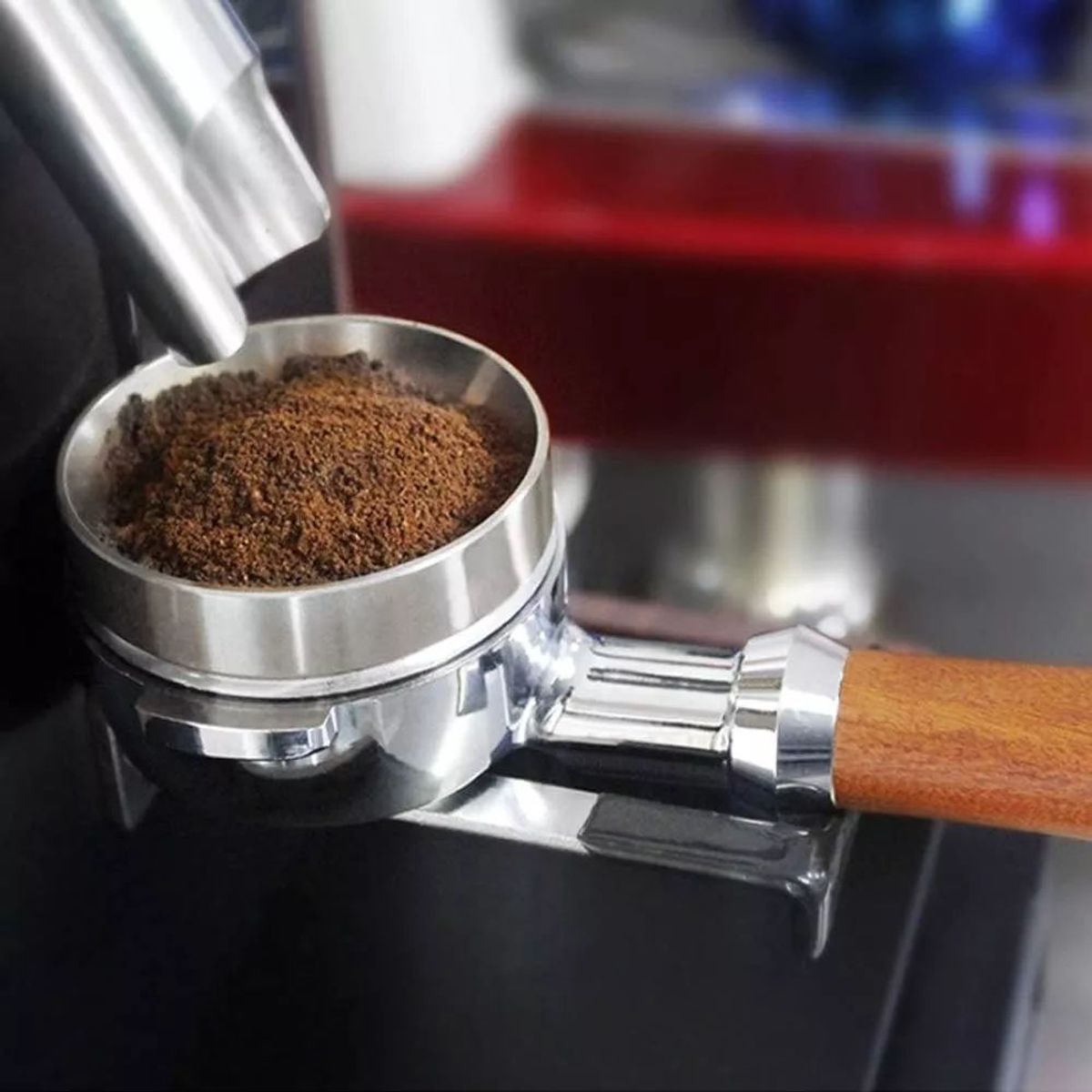 KUANGYE - Anillo Dosificador Distribuidor Embudo Cafetera Portafiltro