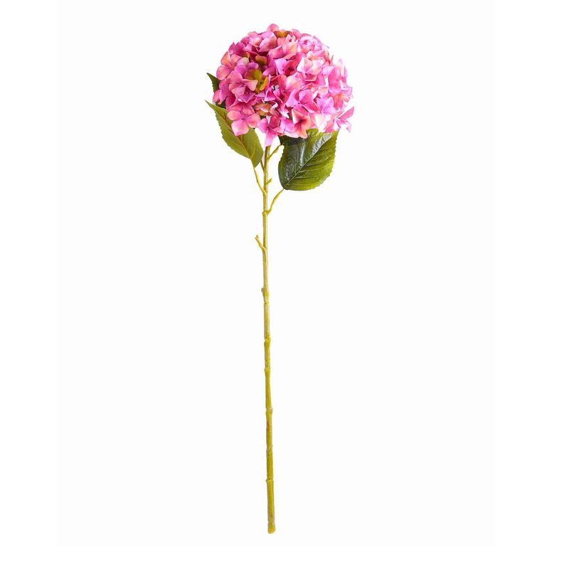 THE GREEN ELEMENT - Planta artificial Hortensia Rosada 109 Cm