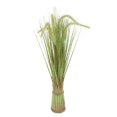 THE GREEN ELEMENT - Planta artificial Grass Con Cuerda De Lino 70 Cm