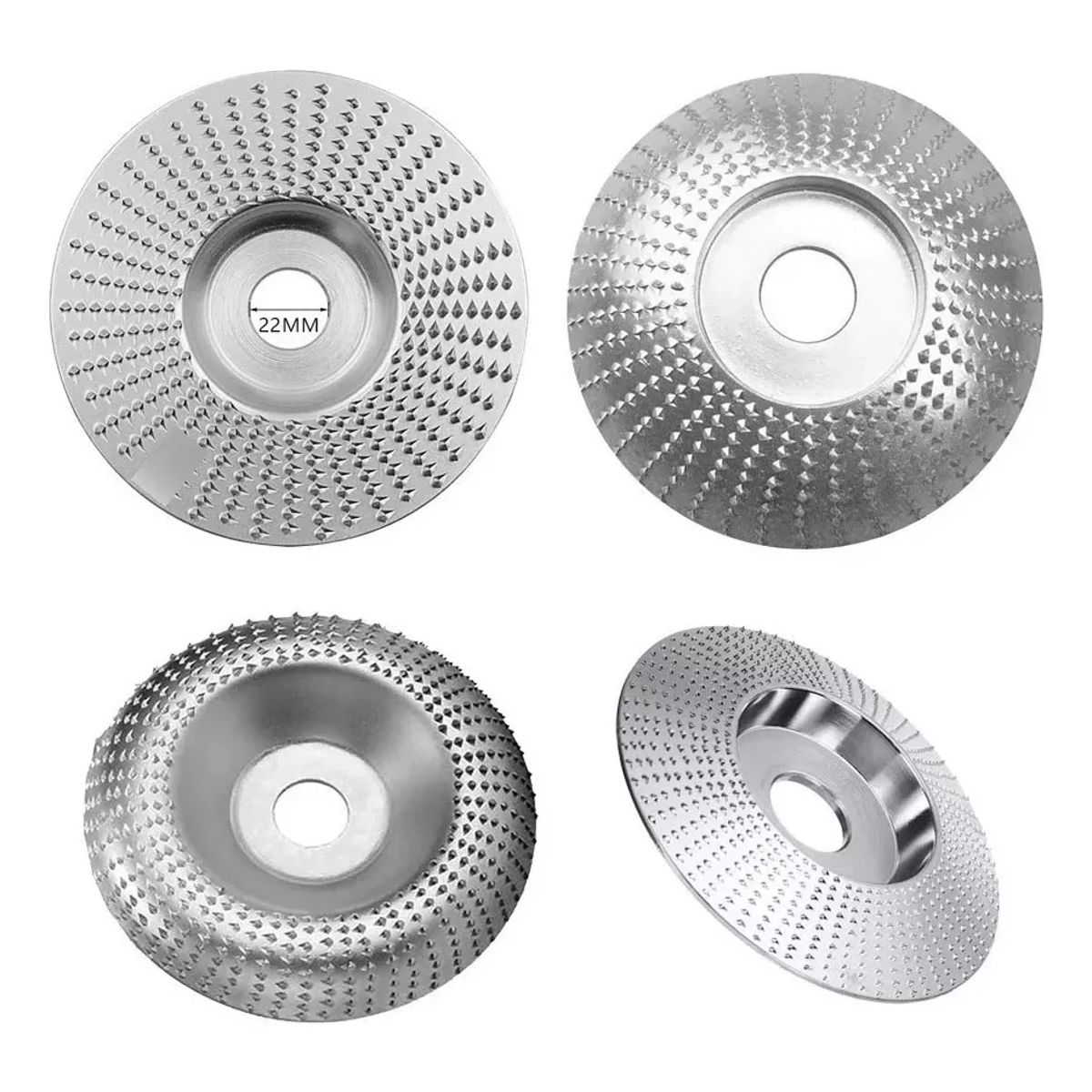 KUANGYE - Disco Desgaste De Madera Estándar 22 Mm Lijado Esmeril 4pcs