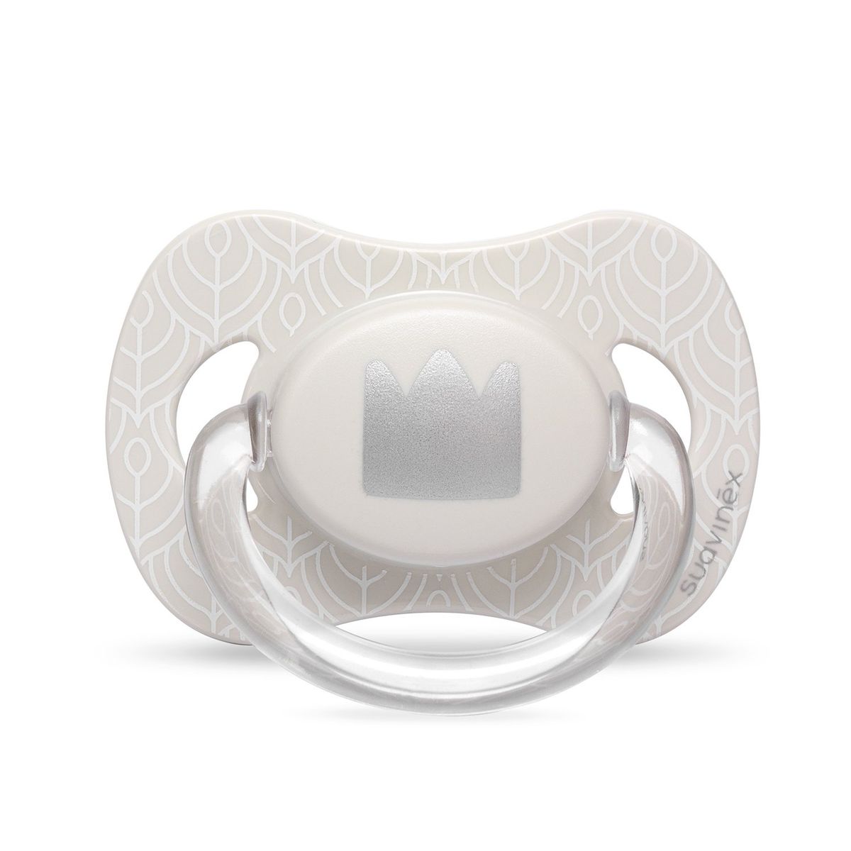 SUAVINEX - CHUPETE ANATOMICO SILICONA CORONA GRIS 6-18M