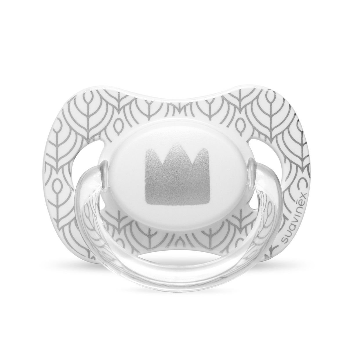 SUAVINEX - CHUPETE ANATOMICO SILICONA CORONA BLANCO 6-18M