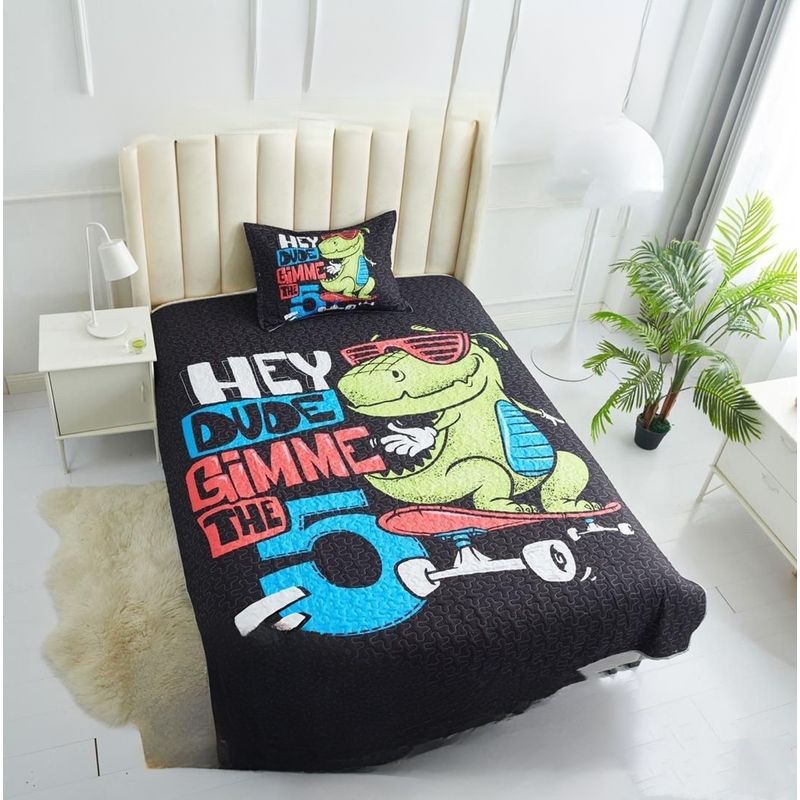GENERICO - Cubrecama Quilt de Verano 1.5 Plaza NIÑO