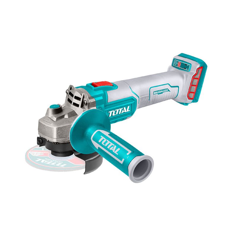 TOTAL TOOLS - Esmeril Angular Inalámbrico Brushless 125mm 20v TOTAL