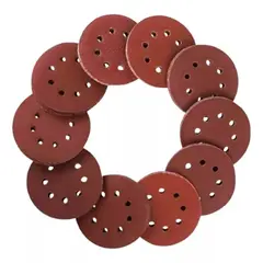 MUNDO MAGIA - Set 120 Lijas Velcro De 125mm P40-60-80-100-120
