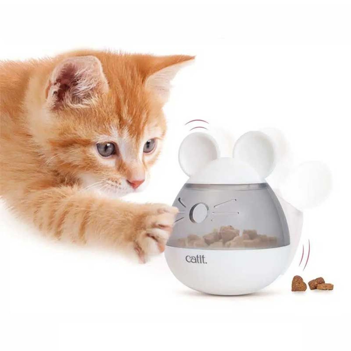 CATIT - Dispensador de Snacks Catit Pixi Raton para Gatos