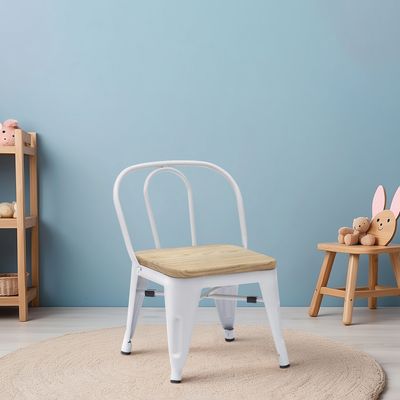 Imagen 2 del producto Silla Infantil Becca Natura/Blanco Form